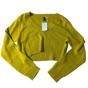 DIVIDED || H&M SWEATER CROP TOP